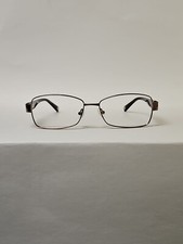 Nine West NW1021 250 54-15-135 Silver Brown Eyeglasses Frames No Lenses