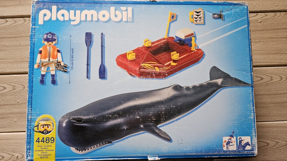 PLAYMOBIL EXPLORATEUR BATEAU barge cage et DINOSAURE Deinonychus set 9433 EUR 25,00 - PicClick FR