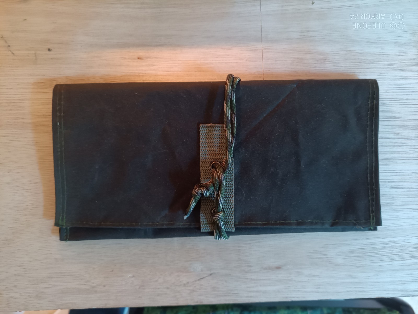 Bolsa de yesca de lona encerada/Bushcraft/Supervivencia/Preparador