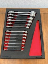 Snap-on Tools Usa New Foam Stubby Midget Combo Wrench Set Sae Oxisae01fbr Snap-on Tools Usa New Foam Stubby Midget Combo Wrench Set Sae Oxisae01fbr