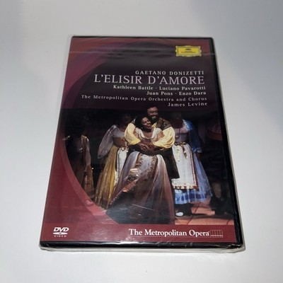 Donizetti - L'Elisir d'Amore DVD NEW Metropolitan Opera Orchestra James Levine