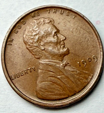 1909-P Lincoln Wheat 1c Uncirculated Lusterous Brown Awesome Coin Y18