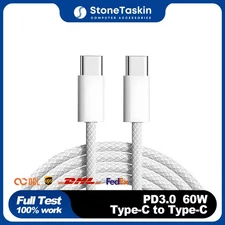 PD 60W USB Type-C Cable Fast Charger Data Sync Cord For iPhone 16 15/Samsung LOT