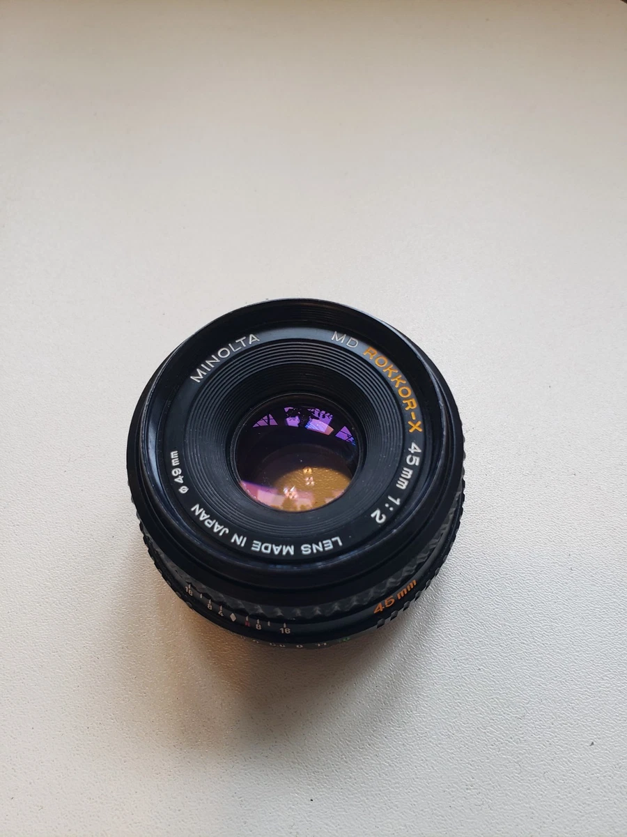 Minolta f/2 Camera Lenses 45mm Focal for sale - eBay