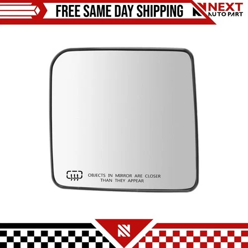 New Heated Mirror Glass w Backing Plate RH Right For 2011-2018 Jeep Wrangler