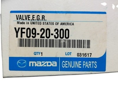 MAZDA VALVE E.G.R. YF0920300 NEW OEM