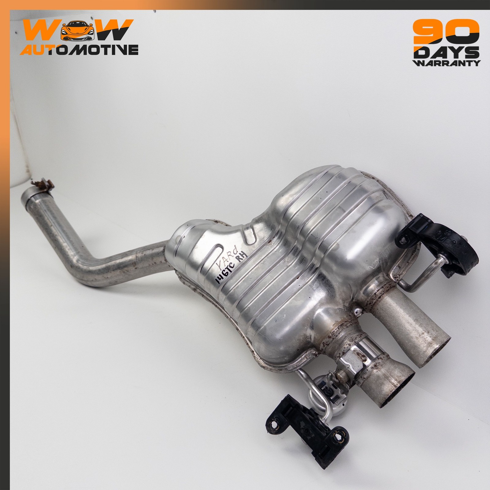 12-17 BENTLEY CONTINENTAL GT REAR LEFT RIGHT EXHAUST MUFFLER ASSEMBLY SET OEM