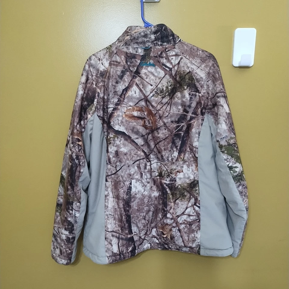Cabela's Outfit Her Woodland Reversible Camuflaje Parka XL Gorp Caza Foto 2 de 4