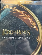 The Lord of the Rings Trilogy Extended Editions Blu-ray Elijah Wood NEW