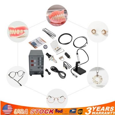 Jewelry Spot Welding Machine, 110V 60HZ Pulse Argon Arc Permanent Jewelry Welder