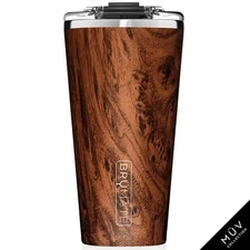 Brumate Imperior 20 oz Pint Tumbler- Walnut
