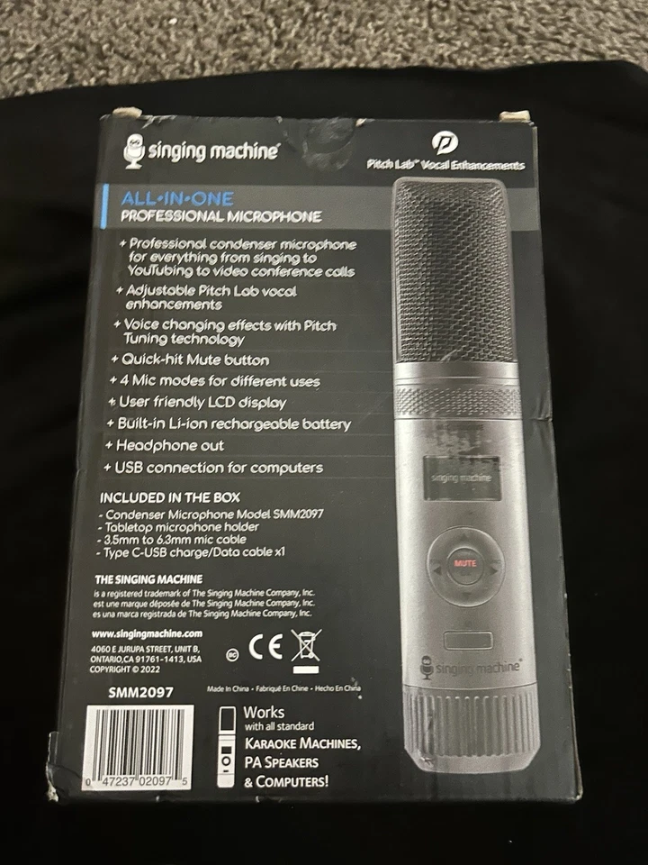 Поющая машина все в одном - профессиональный микрофон - новый в коробке - Изображение 2 из 2