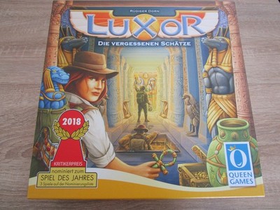 Luxor Die Vergessenen Schätze Brettspiel 2018 Queen Games Top! in OVP wie Neu!