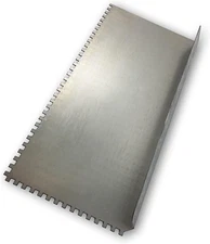 1/8 Inch Square Notch Trowel for Epoxy, Masonry, Tile, Wood, and Lightweight Han