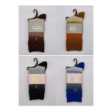 4 Pairs Vivienne Westwood Women's Socks, Medium US Size 6-9