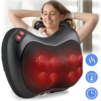 Shiatsu Massagegerät 4D Massagekissen mit Wärme Rückenmassagegerät für Schulter