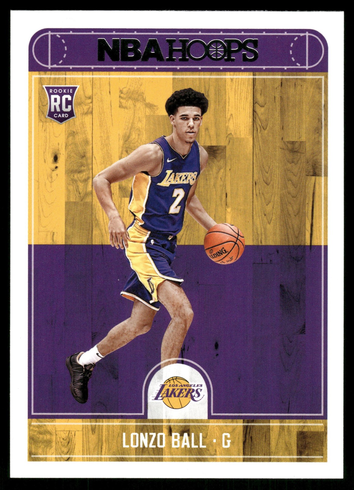 2017-18 Hoops #252 Lonzo Ball Los Angeles Lakers Rookie