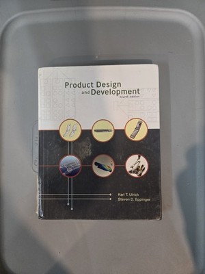 Product Design and Development Fourth Edition Hardcover