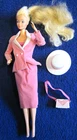 Vintage 1984 Day to Night Reversible outfit Barbie doll coat, skirt, purse, hat