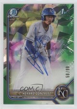 2022 Bowman Chrome Green Atomic Refractor 59/99 Herard Gonzalez #CPA-HG Auto e7b
