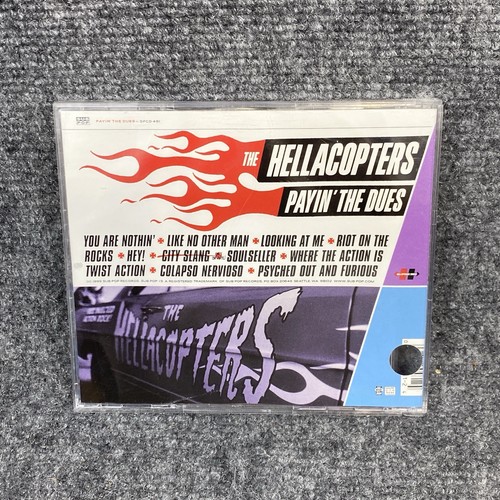 The Hellacopters "Payin' The Dues" (1997 Sub Pop CD) SPCD 481 Rock Punk 2 Discs - Picture 2 of 3
