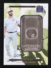 2025 Panini Impeccable LIV Golf LIV Logo Silver 11/30 Abraham Ancer #34 1rk3