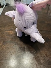Disney Winnie The Pooh Lumpy Purple Elephant Plush 9" Fisher Price Heffalump  05