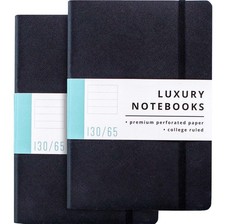 Papercode Lined Journal Notebook-Luxury for Writing w/ 130 Pages, College Ruled