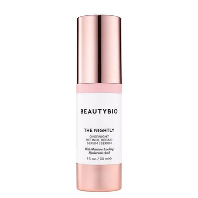 Beautybio The Nightly Firming + Smoothing Overnight Retinol Repair Serum 1oz NWB