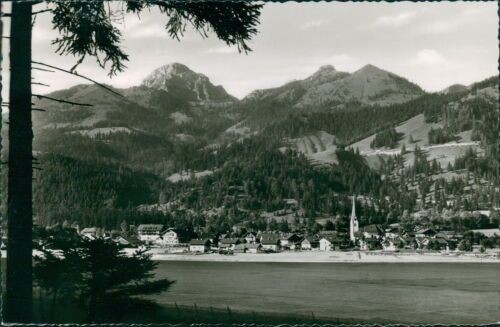 Ansichtskarte Bayrischzell mit Wendelstein (b153) -I