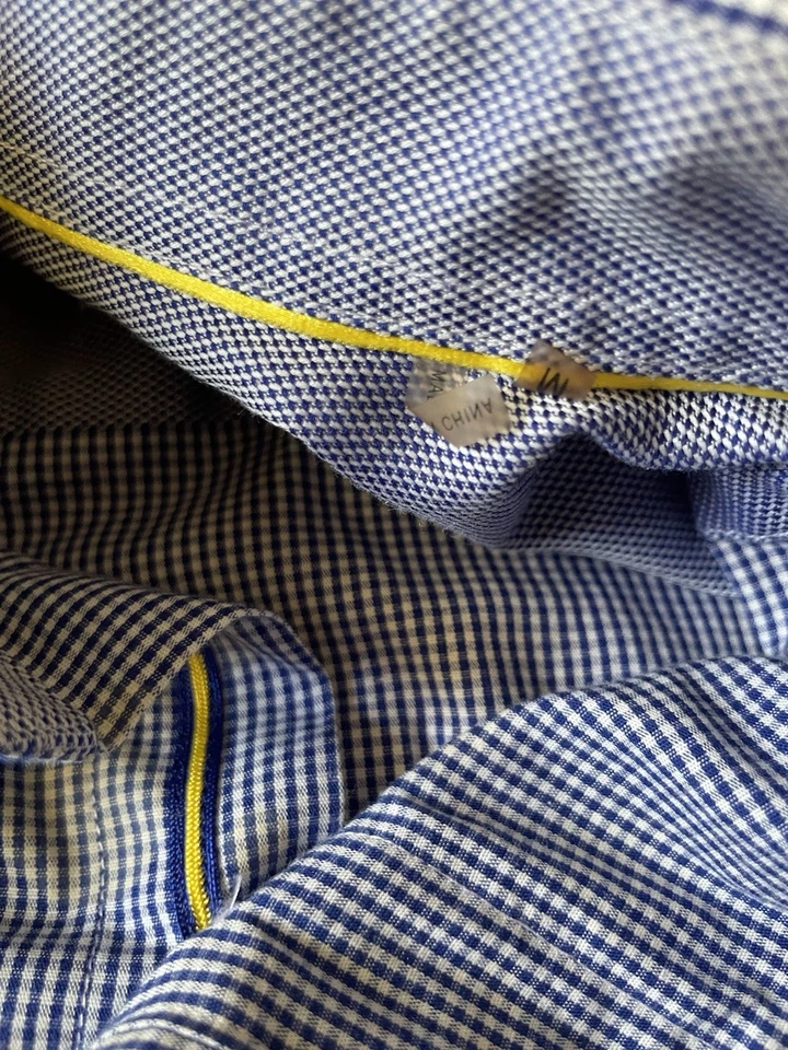 BUGATCHI Shirt Medium Mens Button Up Short Sleeve Mens - Image 4 of 4