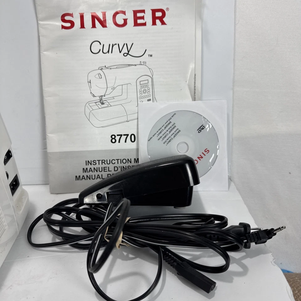 Singer Curvy 8770 Computerized Sewing Machine With Pedal - Need To Be Repaired - Image 4 of 4