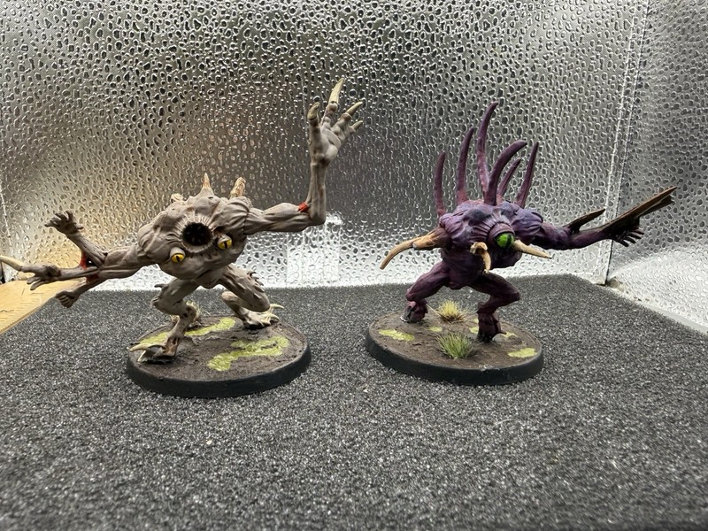 Warhammer AoS Chaos Daemons 2x Chaos Spawn Well Painted GW
