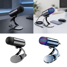USB Condenser Microphone Desktop Podcasting Mic for Phone Podcasting Gaming