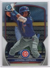 2023 Bowman Draft Ludwing Espinoza Refractor BDC‑117 Cubs Prospect