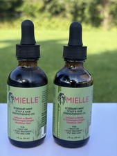 MIELLE Rosemary Mint Hair Growth Oil 2oz 2 Pack NEW