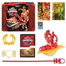 Bakugan Baku-tin with Special Attack Mantid, Customizable, Spinning Action