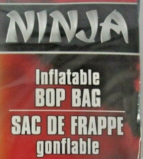 Ninja Bop Punching Boxing Bag 36" Inflatable Martial Art Exercise Workout Fun