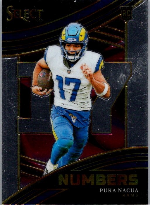 2023 Panini Select #NMB-PNA Puka Nacua Numbers RC