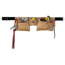 Custom LeathercraftI427X Heavy Duty Contractor-Grade Suede Leather Work Apron...