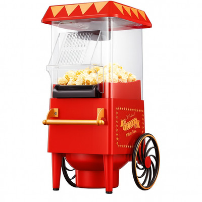 Elektrische Heißluft Popcornmaschine Maschine 1200W - Fettfrei Snack Popper Groß