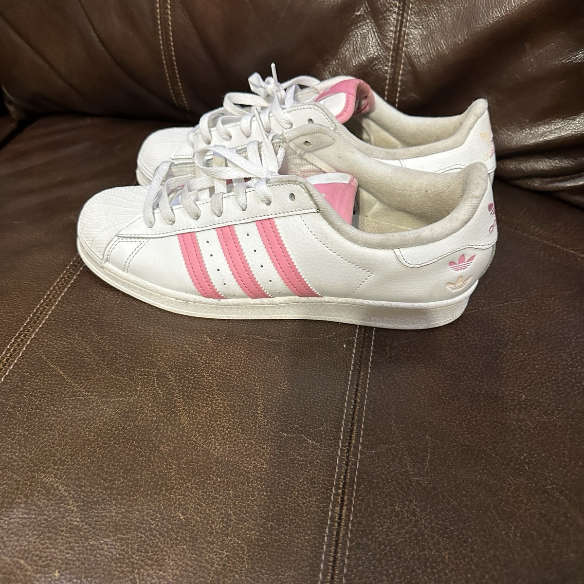 Size 9 - adidas Superstar White Bliss Pink for sale online