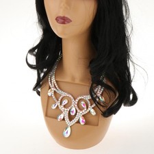 Bauchtanz Halskette Strass Schmuck glänzend Mode Geschenk Tanzen Halskette