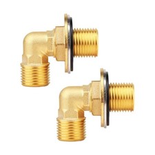 KWODE Commercial Faucet Installation Kit, Wall Mounting 0.5 inches, Brass 
