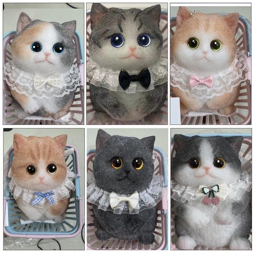 Chubby Cat Squishies Toys, Cute Cat Squeeze Toys, Soft Cat Fidget Toys S2T8