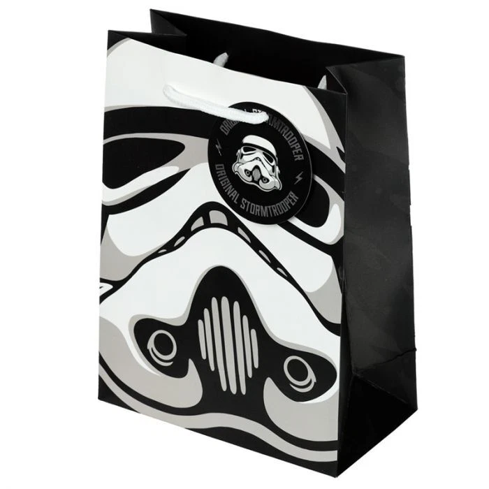 STAR WARS THE ORIGINAL STORMTROOPER BIRTHDAY PARTY GIFT BAG WITH GIFT TAG