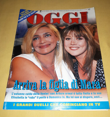 Ritaglio OGGI n. 40 30 settembre 1998 MARA VENIER BILL CLINTON VERONICA PIVETTI 