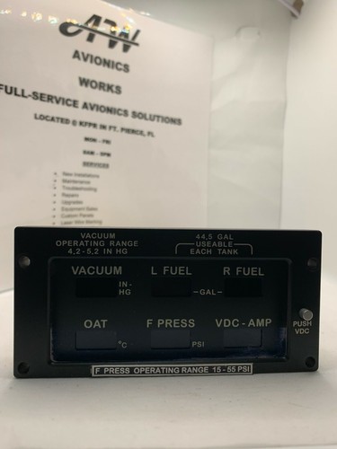 M20M Digital Cluster Gauge, Analog Cluster Gauge, Fuel Processor & Fuel Flow