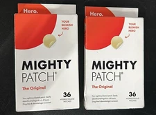 2PKS Hero Cosmetics Mighty Patch Original Acne Pimple Patches 36ct EXP 12/26 (D2