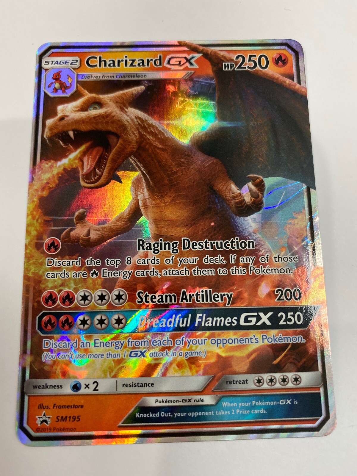 Pokémon Card Charizard GX SM195 Hp250 Detective Pikachu-LP-HOLO | eBay